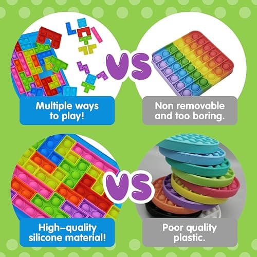 Games for 4 5 6 7 Year Olds Boys Girls, Toddlers Educational Toys for 3-4-5-6 Year Old Girl Boy Gifts-IQ Puzzle Travel Game for Kids Age 3-8 Year Old Birthday Presents Popit Fidget Toy for Kid Adults thumbnail 4