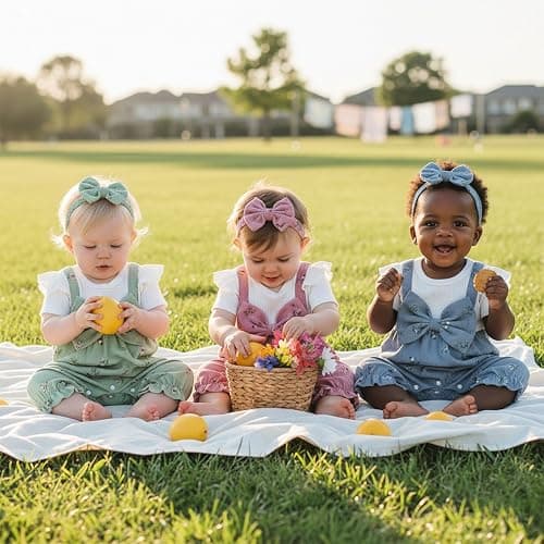 YINGISFITM Newborn Baby Girl Clothes Summer Short Sleeve Romper Floral Bow Short Jumpsuit Infant Cute Outfits thumbnail 8