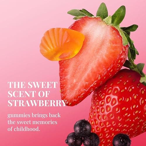 Sttes Perfume 606# Hair Perfume for Women – Long-Lasting Strawberry, Candy, Vanilla & Marshmallow Gourmand Fragrance Eau de Parfum 100ml (3.4 fl oz) – Pressable Strawberry Gummies thumbnail 5