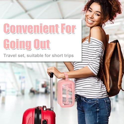 18 Pcs Travel Bottles for Toiletries Gym TSA Approved, Leak Proof with Bandage Silicone Squeezable 3oz for Toner Shampoo Conditioner Lotion Body Wash with Funnel Toothbrush Cover Tag and Wash Bag thumbnail 9