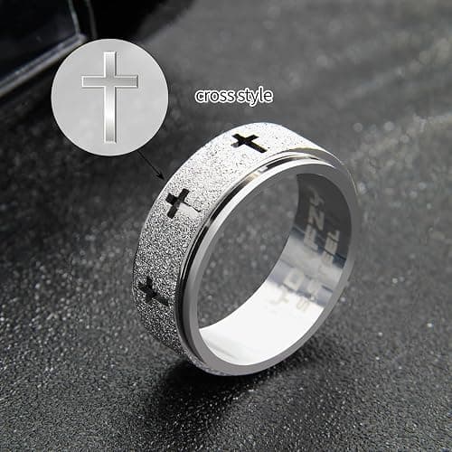 Silver Fidget Ring thumbnail 5