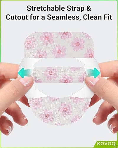 Kovoq Omnipod 5 Overpatches, 16 Pack Waterproof Sweatproof Pod Pals Omnipod 5 Adhesive Overlay, Pre-Cut Adhesive Patch with Strap for Sensitive Skin, Breathable Reusable Tin (Flower) thumbnail 4