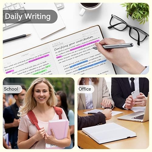 NORDUN Notebook A5 360 Pages,Lined Notebooks with Sticky Notes&Inner Pocket,100gsm Thick Paper Journals Notebook for Women Men Writing School,Office,Travel,14.5 x 21cm - Brown thumbnail 6