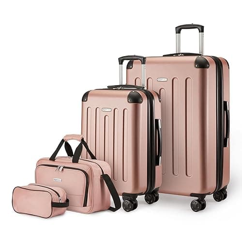 Amazon Basics 4-Piece Luggage Set