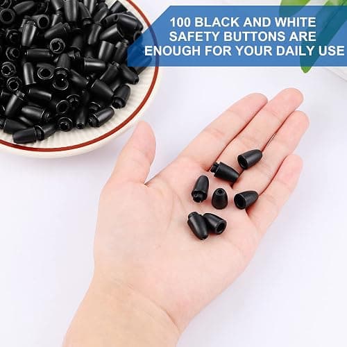 WILLBOND 100 Pcs Breakaway Clasps for Necklace Plastic Safety Bracelet Clasps for Lanyard Bead Barrel Connectors for Necklace Bracelet Jewelry Making DIY (Black) thumbnail 4