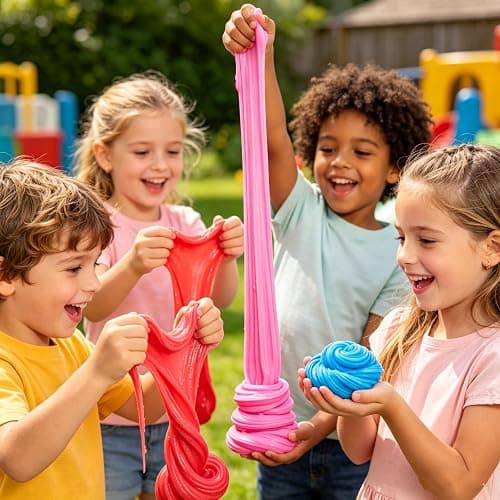 8 Packs Butter Slime, Stretchy & Non-Sticky,Idea Stocking Stuffers for Christmas,Party Favors for Kids, Sensory and Tactile Stimulation, Stress Relief, Educational Game, for Girls & Boys thumbnail 2