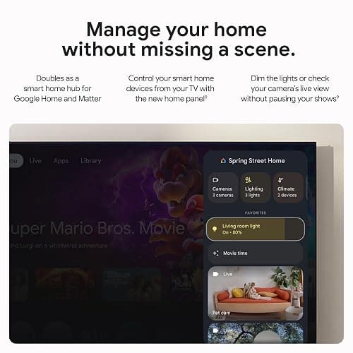 Google TV Streamer 4K - Fast Streaming Entertainment on Your TV with Voice Search Remote - Watch Movies, Shows, Live TV, and Netflix in 4K HDR - Smart Home Control - 32 GB of Storage - Porcelain thumbnail 7