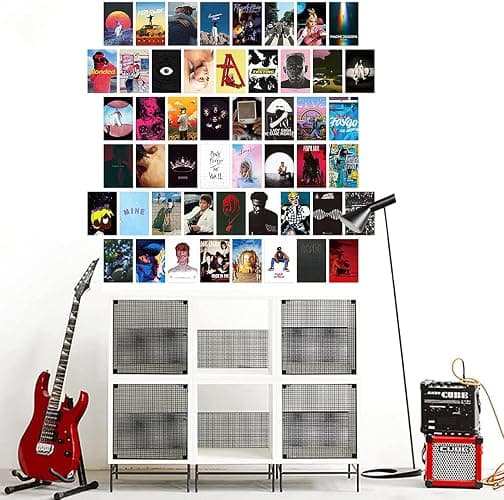 PANYI 50 Pcs Album Cover Aesthetic Pictures Wall Collage Kit4*6IN,Aesthetic Picture Indie Room Deco,Art Posters for Dorm Wall Decor,Double-sided Printing,Posters for Room Aesthetic thumbnail 4