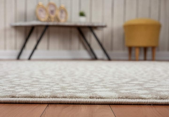 Abani Beige Cheetah Print 5'3" x 7'6" Area Rug Rugs, Arto Collection - Contemporary Durable Accent Rug thumbnail 9