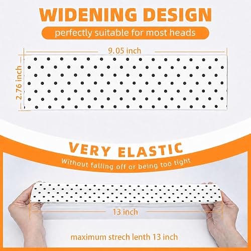 8PCS Summer-Exclusive Non Slip Sports Elastic Soft Running Fashion Headbands Absorb Sweat for Women & Men Working Out, Travel thumbnail 3