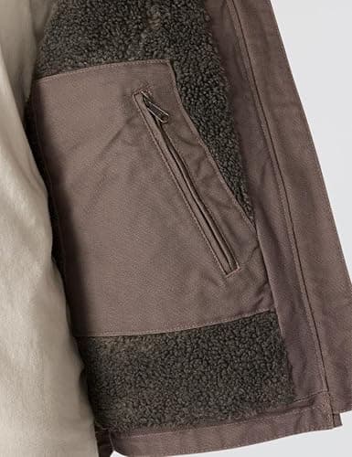 Carhartt Women's Relaxed Fit Washed Duck Sherpa-Lined Mock-Neck Vest thumbnail 6