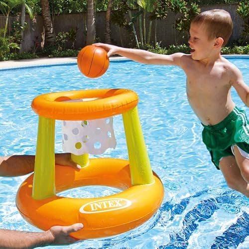 Intex Wasserspiel Floating Hoops, Mehrfarbig, Ø 67 x 55 cm - 1 Pack - Floating Hoops - Game thumbnail 2