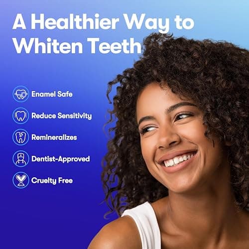 MySmile Teeth Whitening Strips 14 Treatments Kit, Hydroxyapatite-Infuse White Strips, Non-Sensitive Teeth Whitening with Soothing Natural Ingredients, Enamel-Safe, Residue-Free, Non-Slip(28 Count) - 28 Count (Pack of 1) thumbnail 6