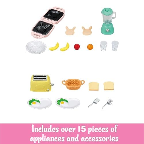 Calico Critters, Doll House Furniture and Décor, Breakfast Playset thumbnail 2