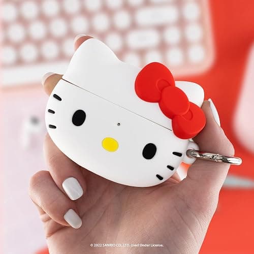 iFace Hello Kitty & Friends Cute Case [ Compatible with AirPods 3rd Gen.] - Silicone Protective Cover [Carabiner Clip Included] [Wireless Charging Compatible Cover] - Hello Kitty thumbnail 3