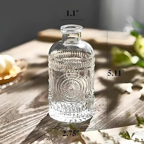 TIWPAJS Propagation Vases for Plants, Bud Vases, Small Glass Vase for Flowers, Home Decor, Table Decor, Shelf Decor, Desk Decor, Office Decor thumbnail 2