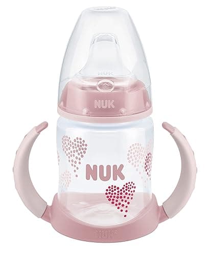 NUK Small Learner Tritan Cup, 5 oz, 6+ Months – BPA Free, Spill Proof Sippy Cup - 1 Pack - Hearts