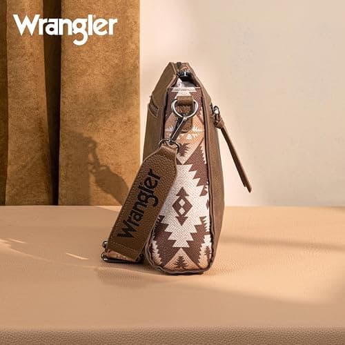 Wrangler Crossbody Purses for Women Vegan Leather Shoulder Bag Handbags thumbnail 4