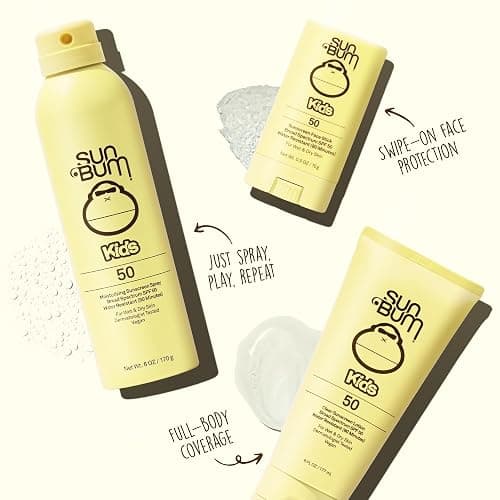 Sun Bum Kids SPF 50 Clear Face Stick Sunscreen - Wet or Dry Skin Application Broad Spectrum Sunscreen with Vitamin E - Hawaii Act 104 Compliant (Without Octinoxate & Oxybenzone) - Travel Size 0.53 oz thumbnail 4