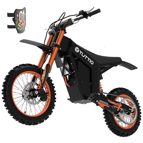 Tuttio Soleil01 Electric-Dirt-Bike for Teens Adults, 14"/12" Fat Tire 2000W Electric-Motorcycle with 48V 21AH Battery Ebike 37MPH Hydraulic Brakes Mountain Off-Road EBike Fit Age 13+ - Image 1