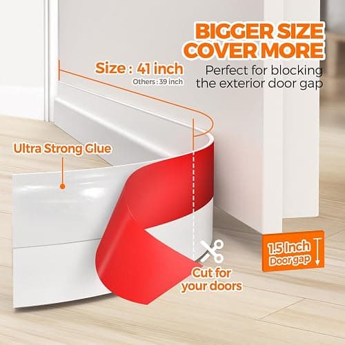 Indoor Under-Door Draft Stopper Insulator thumbnail 4