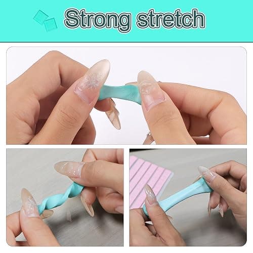Feosky Adhesive Poster Sticky Tack Putty, Reusable and Removable Adhesive Putty, Mounting Putty for displaying Wall Paintings, Picture, Decoration, Crafts (Blue, Pack of 3) thumbnail 7