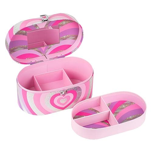 VOTUM Train Case Rainbow Unicorn- Travel Cosmetic Bag Organizer - Perfect for Organizing Makeup, Toiletries, and Beauty Essentials During Travel or Daily Use - Stylish, Lightweight Makeup Bag thumbnail 4