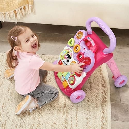 VTech Sit-to-Stand Learning Walker (Frustration Free Packaging), Pink thumbnail 2