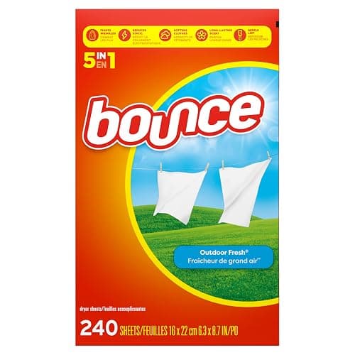 Bounce Fabric Softener Sheets, Outdoor Fresh Scent, 240 Count thumbnail 8