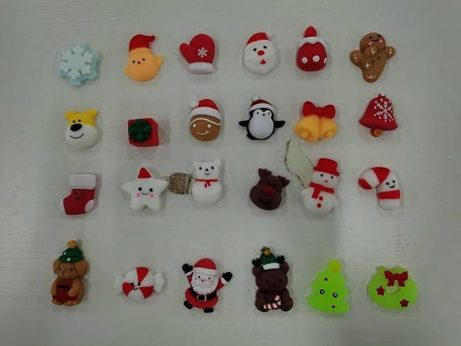 JOYIN 24 Pcs Chrismas Mochi, Fidget Toys, Mochi Toys for Boys and Girls, Kids Xmas Fun Gifts, Christmas Party Toy Gifts for Kids thumbnail 10