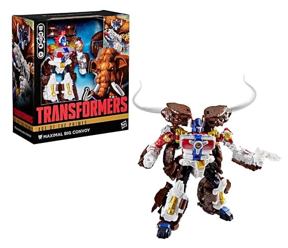 Transformers Age of the Primes Maximal Big Convoy, Leader Class 6.5-Inch Converting Action Figure, Robot Toys for Ages 8+ thumbnail 3