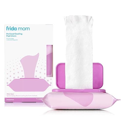 Perineal Medicated Witch Hazel Full-Length Cooling Pad Liners for Postpartum Care by Frida Mom | Speeds Healing and Reduces Swelling for Perineal Area | 24-Count - Image 1