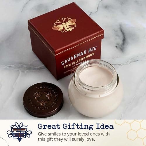 Savannah Bee Company Royal Jelly Body Butter - Deep Hydrating Body Butter for Dry Skin thumbnail 5