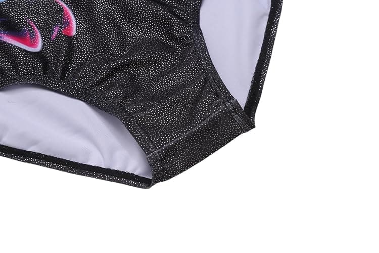 Zaclotre Girls Gymnastics Leotards Clasp Back Leotard with Tumbling Shorts | Toddler,Little,Big Girls,Sparkly Sleeveless Dance Unitards,Gymnastics Outfits with Removable Gym Shorts,Tumbling Leotards thumbnail 7