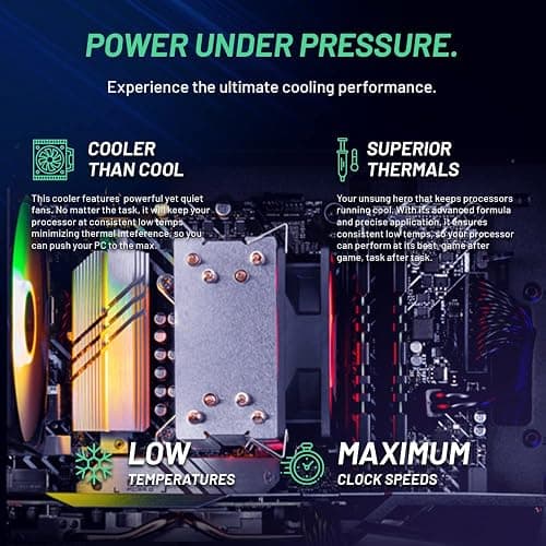 Skytech Gaming Nebula Gaming PC Desktop – Intel Core i3 12100F 3.3 GHz, NVIDIA RTX 3050, 500GB NVME SSD, 16GB DDR4 RAM 3200, 600W Gold PSU, Wi-Fi, Windows 11 Home 64-bit thumbnail 7