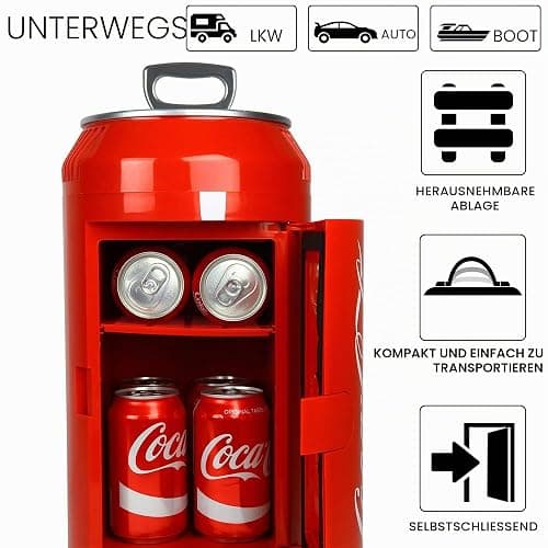 Coca Cola CC06-G Mini Dosen-Kühlschrank thumbnail 7
