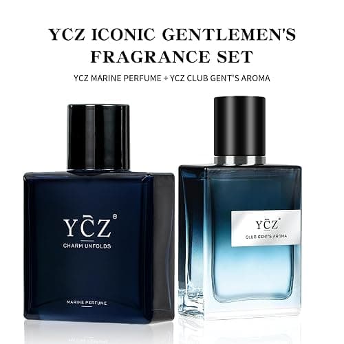 Ycz Cologne for Men Set, 1.7oz(50ml) Bottled Marine Perfume and Club Men Perfume Sophisticated Woody Citrus Scent, Highquality Long Lasting, Sleek Bottle Design, Ideal Special Occasions Ideal Gift thumbnail 9