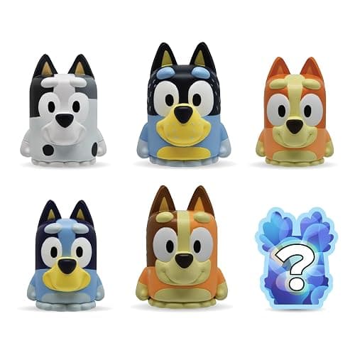 Mash'Ems BLUEY Collectable Squishy Characters, Bluey Toys, Pre-School Collectables, Styles May Vary thumbnail 4