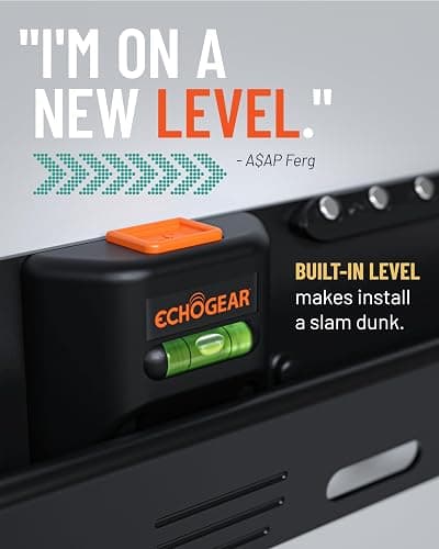 ECHOGEAR No Stud TV Mount for Drywall - Slim No Drill Design Holds TVs Up to 100lbs with Nails - Easy Studless Install with No Drill Needed thumbnail 7