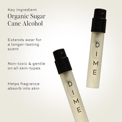 DIME Beauty Perfume Sampler, Set of 5, 2 ml | Clean, Eau de Parfum sampler for women. 5-piece discovery set, travel size 2 ml each. thumbnail 6