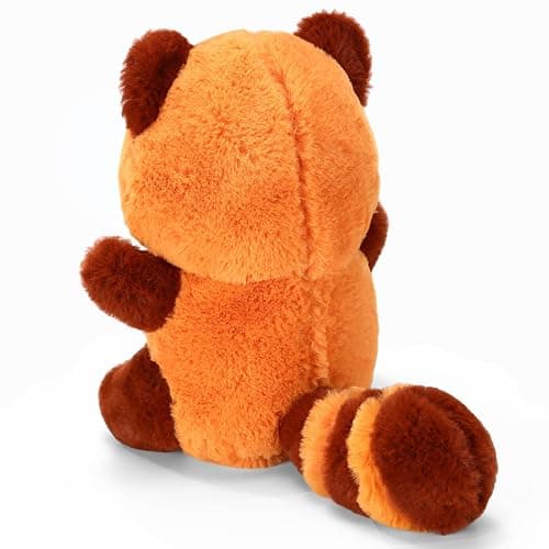 Riuhot Cute Red Panda Plush Toy - Stuffed Animal Gift for Girlfriend, Kids Birthday - 9" Red Panda thumbnail 5