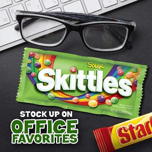 SKITTLES & STARBURST Variety Pack Full Size Chewy Candy Assortment, 62.79 oz, 30 Count (Pack of 2) thumbnail 5