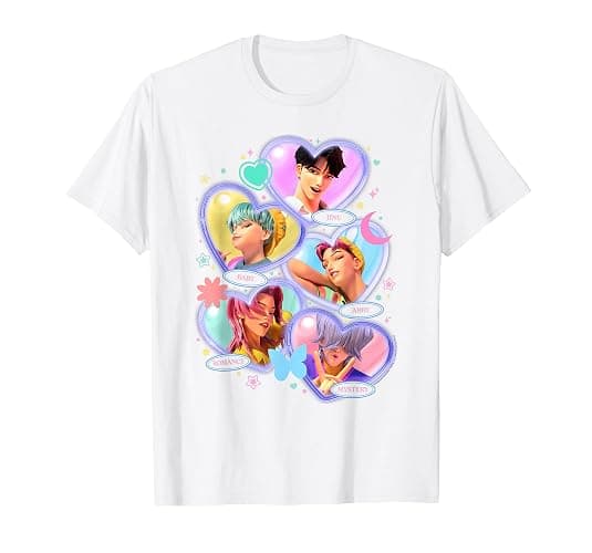 Kpop Demon Hunters Saja Boys Soda Pop Y2K Poster T-Shirt - Image 1
