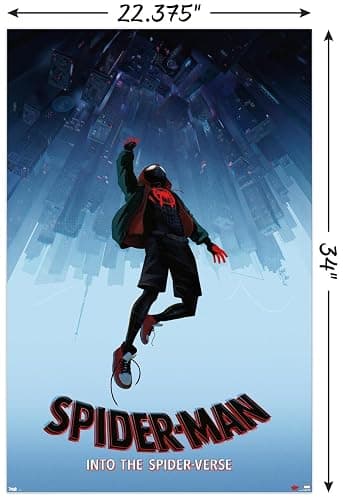 Trends International Marvel Spider-Man - Into The Spider-Verse - Falling Wall Poster, 22.375" x 34", Unframed Version thumbnail 2