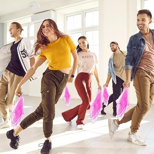 PATIKIL Dance Scarves, Juggling Scarves for Play Magic Music Activity Juggling Dressing thumbnail 4