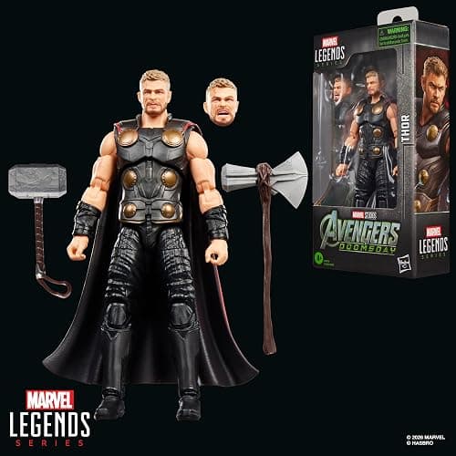 Marvel Legends Series Thor, Marvel Studios' Avengers: Doomsday Film Collectible 15 cm Action Figure Gift thumbnail 9