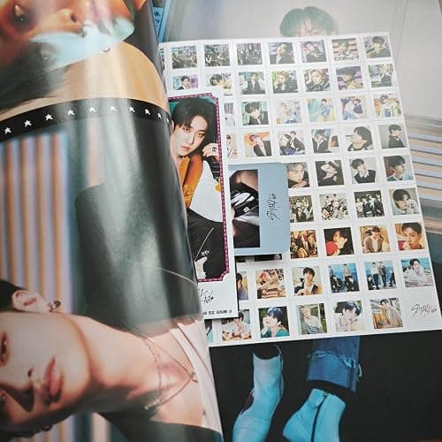 KPOPBP Stray Kids 40 Sheets Photo book Photocard Merchandise Kpop Postcards Gift for SKZ Boys and Girls (5-STAR(28.4 * 20.9CM)) thumbnail 2