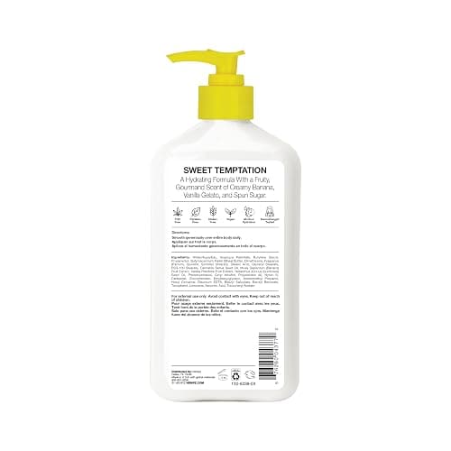 Hempz Sugared Banana & Vanilla Blossom Body & Hand Lotion, Ultra Hydrating Moisturizer for Men and Women, 17 oz thumbnail 2