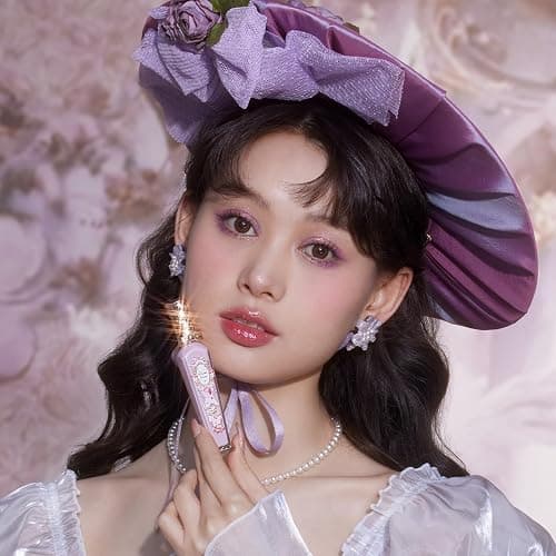 Flower Knows Violet Strawberry Rococo Glowy Lip Gloss,Moisturizing Shimmery Hot Pink Plumping Lip Oil,Hydrating Lip Tint for Girls&Women,Vegan & Cruelty-Free,0.12 Fl Oz(G02 Rasberry Booze) thumbnail 8