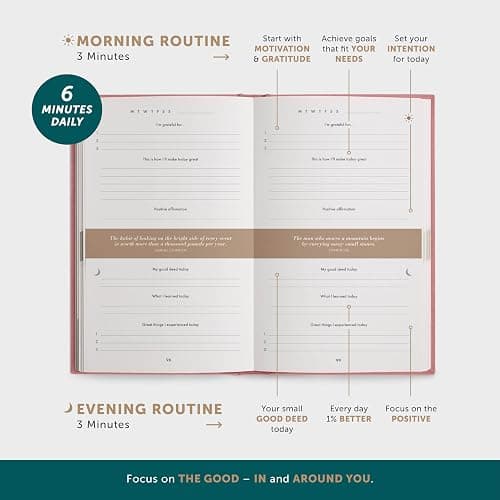 6-Minute Diary – 3-Million-User Gratitude Journal for Women & Men with Prompts – Guided Self Care Book Based on Positive Psychology – Daily Manifestation thumbnail 4